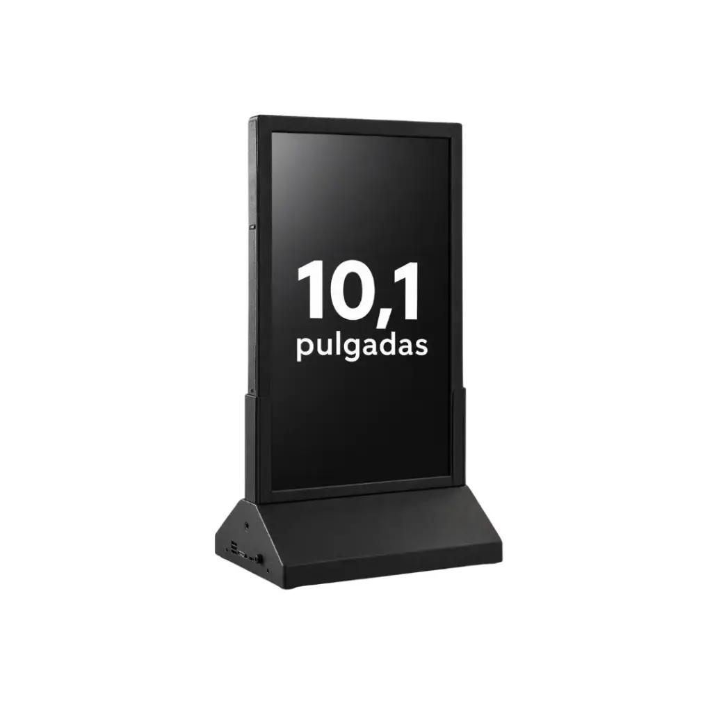 Mini Pantalla Doble Cara Batería 10,1" Negra